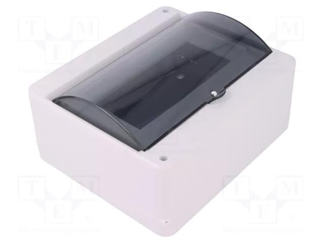 Enclosure: for modular components; IP30; wall mount; white; ABS PAWBOL PW-C.2025