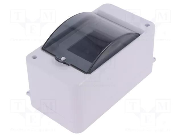 Enclosure: for modular components; IP30; wall mount; white; ABS PAWBOL PW-C.2061