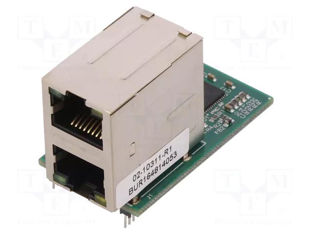 Adapter; IEEE 802.1q; Cat: 10/100Base-T; Components: LAN9303 MICROCHIP TECHNOLOGY AC320004-4