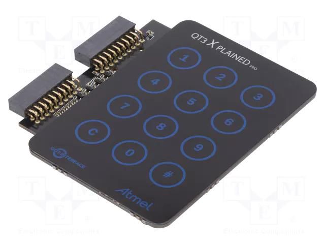 XPRO module; capacitive keypad; expansion board MICROCHIP TECHNOLOGY ATQT3-XPRO