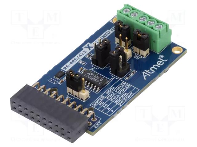 XPRO module; extension board; interface; 3.3VDC,5VDC MICROCHIP TECHNOLOGY ATRS485-XPRO