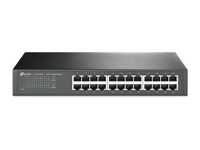 TP-Link TL-SG1024D | Switch | 24x RJ45 1000Mb/s, Rack/Desktop, Unmanaged, TP-LINK TL-SG1024D 6935364020620