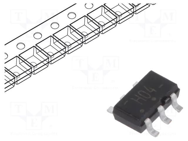 IC: digital; NOT; Ch: 2; CMOS; SMD; TSOP6; Mini Logic; 2÷6VDC; HC NEXPERIA 74HC2G04GV.125