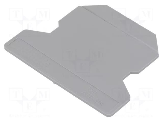 Separating plate; grey; polyamide; UK PHOENIX CONTACT ATP-UK