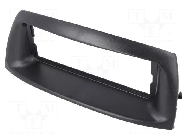 Radio frame; Fiat; 1 DIN; black 4CARMEDIA RAM-40.095