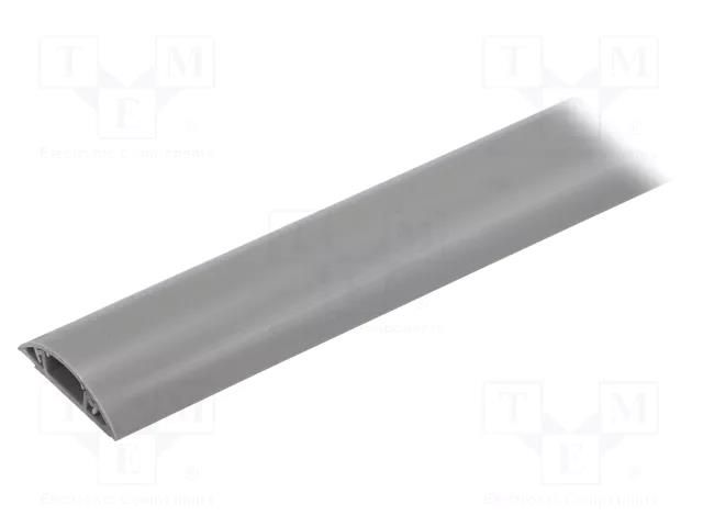 Closed cable trunkings; grey; L: 1m; PVC; H: 9.5mm; W: 40mm; H1: 7mm KSS WIRING RD-40