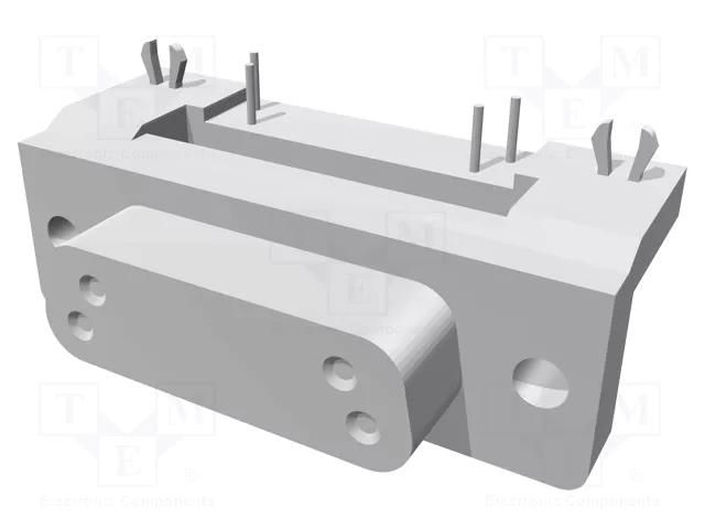 Connector: D-Sub; PIN: 15; socket; female; on PCBs; angled 90°; THT HARTING 09662526611