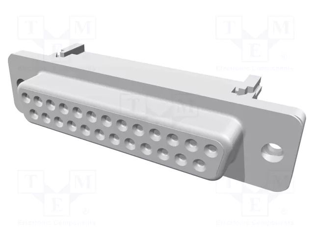 Connector: D-Sub; PIN: 25; plug; female; for ribbon cable; straight HARTING 09663186502