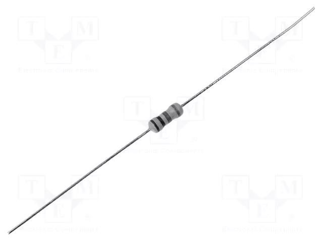 Resistor: carbon film; THT; 1kΩ; 0.25W; ±5%; Ø0.46x28mm; Ø2.5x6.8mm ROYALOHM 1/4W1.0K