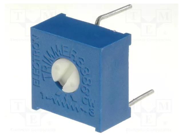 Potentiometer: mounting; single turn,horizontal; 10kΩ; 500mW SR PASSIVES 1028G-10K