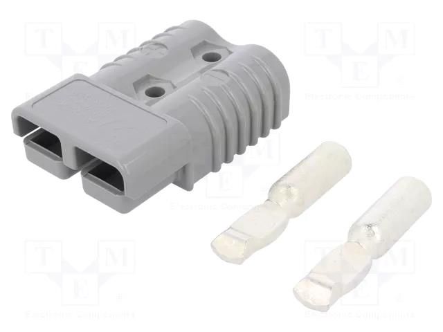 Connector: wire-wire; plug; hermaphrodite; SB® 175; 600V; PIN: 2 ANDERSON POWER PRODUCTS 6325G6