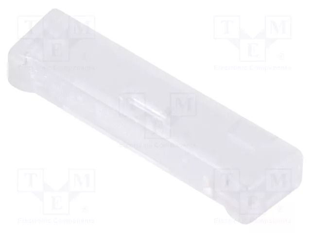 Ending; rectangular; polycarbonate; transparent; 9.5mm LEDIL F15856