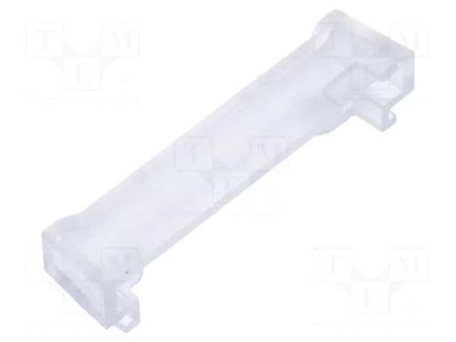 Ending; rectangular; polycarbonate; transparent; 9.5mm LEDIL F15857
