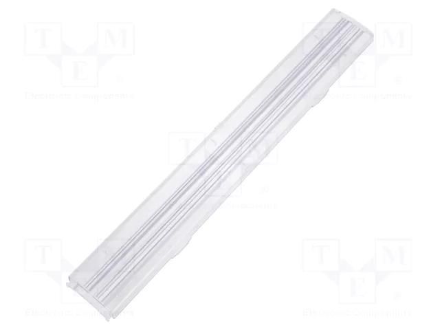 LED lens; rectangular; polycarbonate; transparent LEDIL F16048