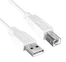 USB CORD, 2.0 A PLUG-B PLUG, 10FT 3021063-10