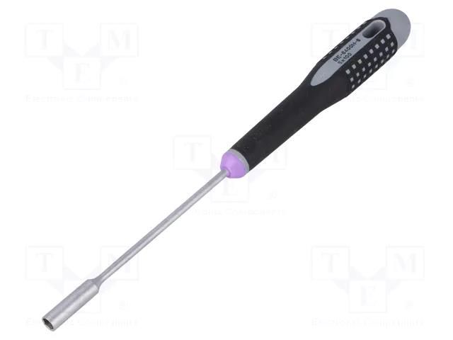 Screwdriver; 6-angles socket; HEX 5mm; Blade length: 100mm BAHCO SA.BE6400M-5