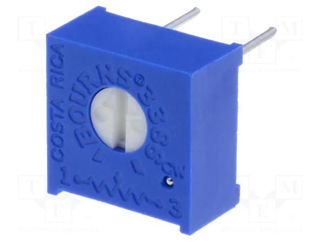 Potentiometer: mounting; single turn,horizontal; 200Ω; 500mW BOURNS 3386F-1-201LF