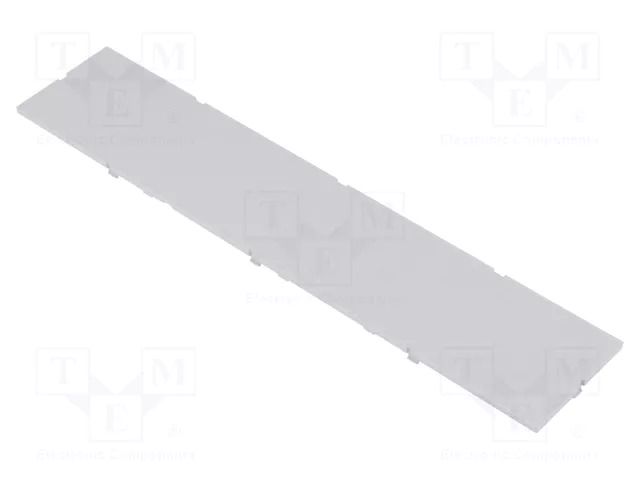 Front panel; with frame,with holder; grey ITALTRONIC IT-P05120201P.BL