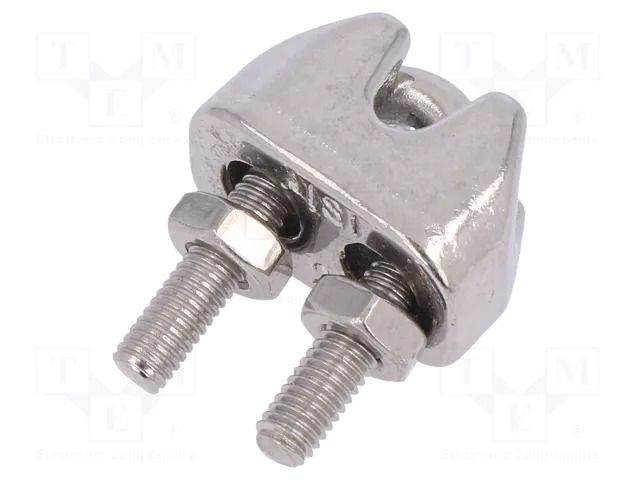 Rope clamp wire; acid resistant steel A4; for rope; Ørope: 2mm KRAFTBERG ZLK-2-A4