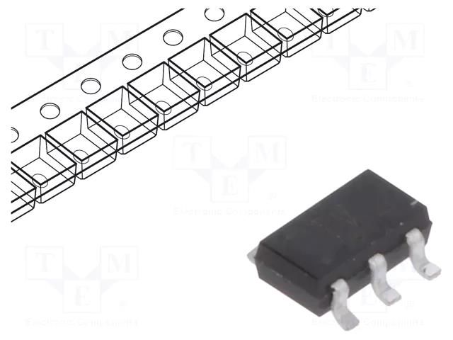 IC: digital; buffer,non-inverting; Ch: 2; CMOS,TTL; SMD; SC74; HCT NEXPERIA 74HCT2G17GV.125