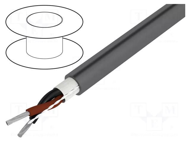 Wire; Xtra Guard® 1; 2x22AWG; unshielded; 300V; 305m; Cu; stranded ALPHA WIRE 5002C-SL001