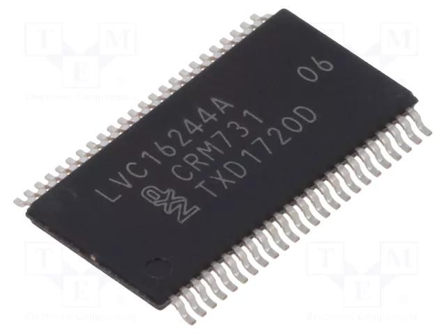 IC: digital; buffer,non-inverting,line driver; Ch: 16; CMOS,TTL NEXPERIA 74LVC16244ADGG.112