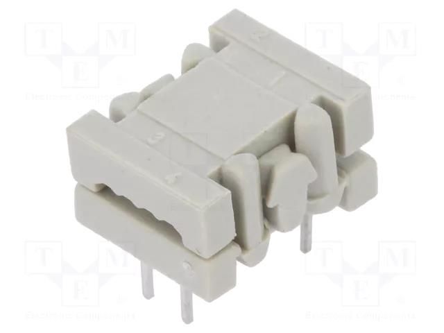 Connector: IDC; PIN: 4; DIL 7,62mm,transition; IDC,THT; 1.27mm CONEC AWDIL-04P