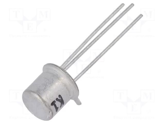Transistor: NPN; bipolar; 40V; 0.8A; 0.5/1.2W; TO18 CDIL 2N2222A-CDI