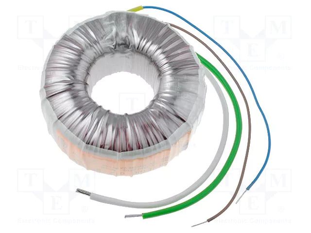 Transformer: toroidal; 125VA; 230VAC; 48V; 2.604A; Leads: cables TALEMA 58-0125-048-S