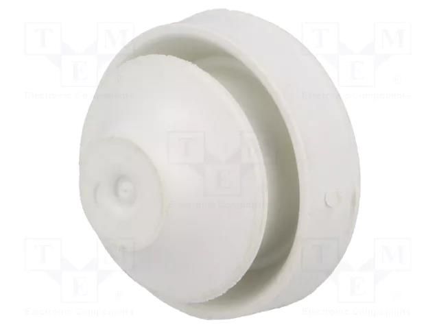 Grommet; EPDM; light grey; Panel thick: 2÷5mm; Øcable: 4÷7mm FIBOX FEM4-7L