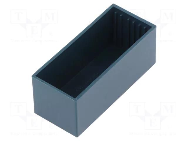 Enclosure: designed for potting; X: 22mm; Y: 52mm; Z: 21mm; black TEKO L50.10