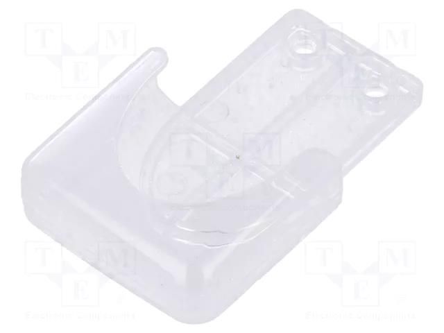 Clip; for enclosures; transparent; Y: 68mm; X: 52mm; Z: 15mm TEKO MT8.0