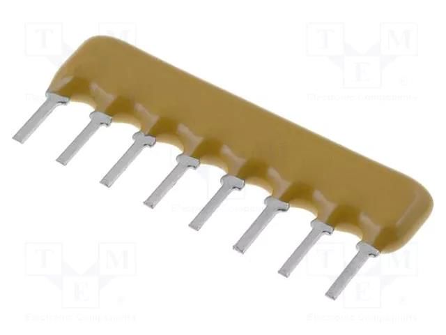 Resistor network: Y; THT; 1.2kΩ; ±2%; 0.3W; No.of resistors: 4; 100V BOURNS 4608X-102-122LF