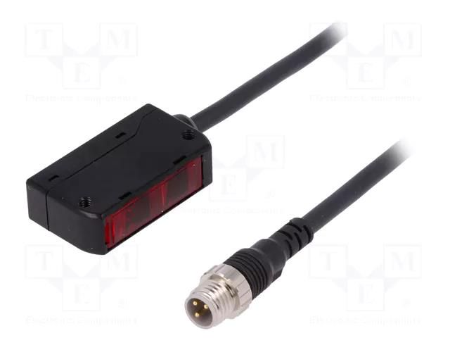 Sensor: photoelectric; Range: 10÷60mm; PNP; LIGHT-ON; 100mA; ABS OMRON E3S-LS3PW-M5J