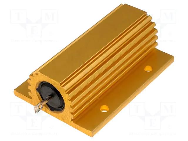 Resistor: wire-wound; with heatsink; screw; 6.8Ω; 100W; ±5% TE Connectivity AX100WR-6R8