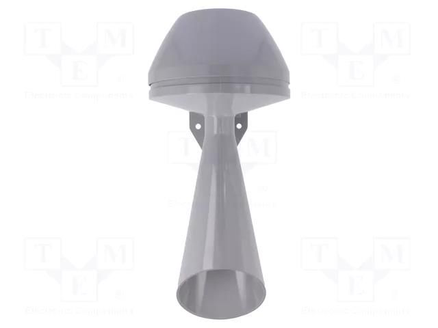 Signaller: sound; membrane siren; 230VAC; 108dB; 570; IP55; ABS WERMA 57005268