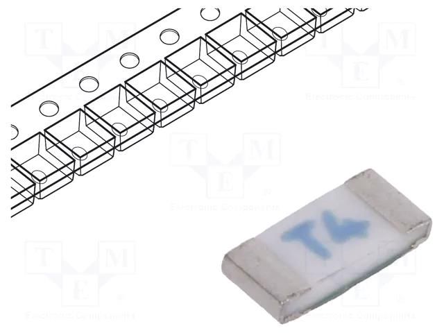 Fuse: fuse; 4A; 63VAC; 63VDC; time-lag; ceramic; SMD; C1T; 1206 BEL FUSE C1T-4