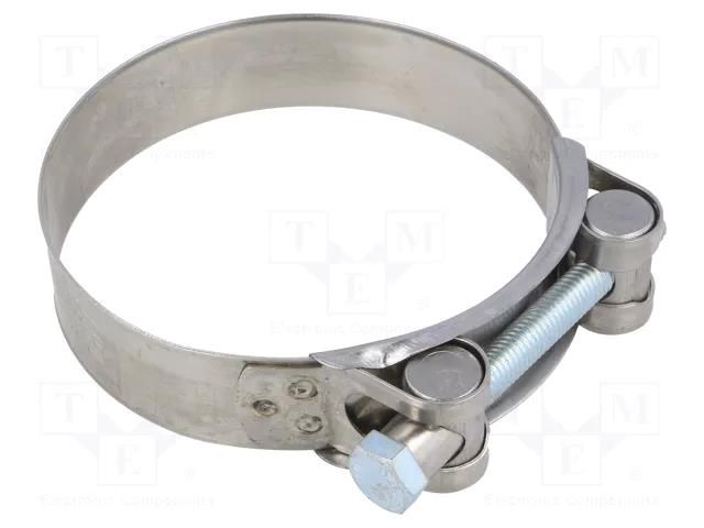 T-bolt clamp; W: 24mm; Clamping: 86÷91mm; chrome steel AISI 430; S MPC INDUSTRIES MPC-S4086