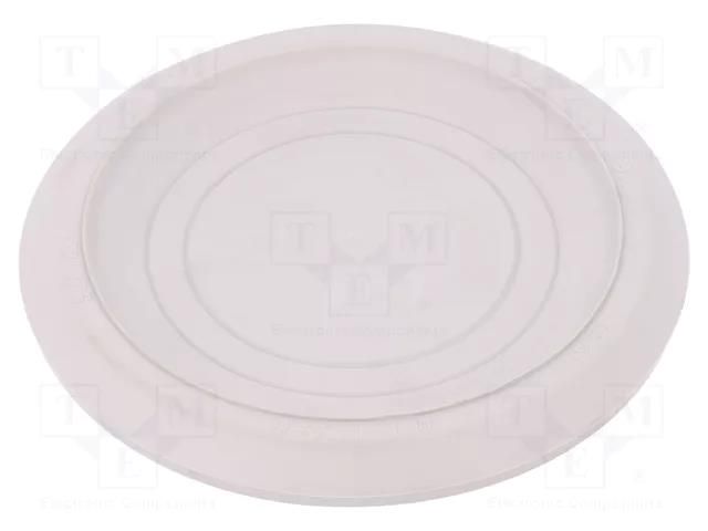 Grommet; Ømount.hole: 120mm; elastomer thermoplastic TPE; grey HT HI TECH POLYMERS HSS-M120-TPE