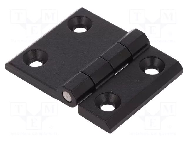 Hinge; Width: 63mm; zinc and aluminium alloy; black; H: 50mm RST ROZTOCZE 3.509.02