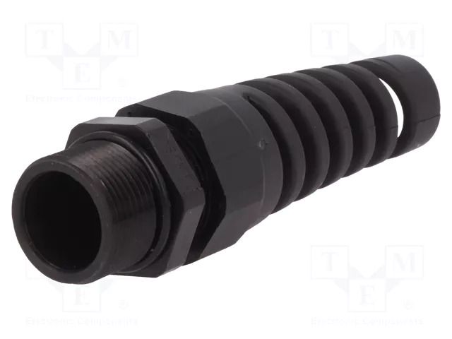 Cable gland; with strain relief; PG16; IP68; polyamide; black BM GROUP BM4016SN