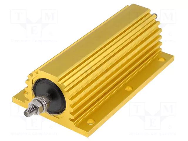 Resistor: wire-wound; with heatsink; screw; 4.7Ω; 300W; ±5%; 2.5kV TE Connectivity AX300WR-4R7