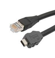 ENET CORD, IX A PLUG-RJ45 PLUG, 11.8" TRGIX603LZ-BLK-30CM