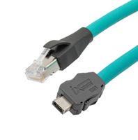 ENET CORD, IX B PLUG-RJ45 PLUG, 11.8" TRGIX604IN-TEL-30CM