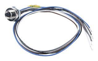 CABLE ASSY, 5P M12 RCPT-FREE END, 19.7" 120070-0419