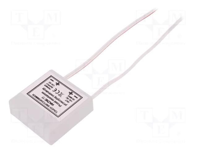 Dimmer; 44x44x14mm; Colour: light grey; IP20; Leads: cables Nord Elektronik Plus WLK-LED-BOARD