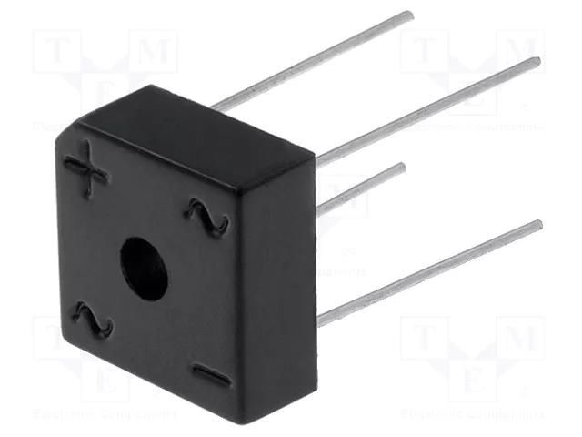 Bridge rectifier: single-phase; Urmax: 50V; If: 3A; Ifsm: 50A; BR-3 DC COMPONENTS BR305