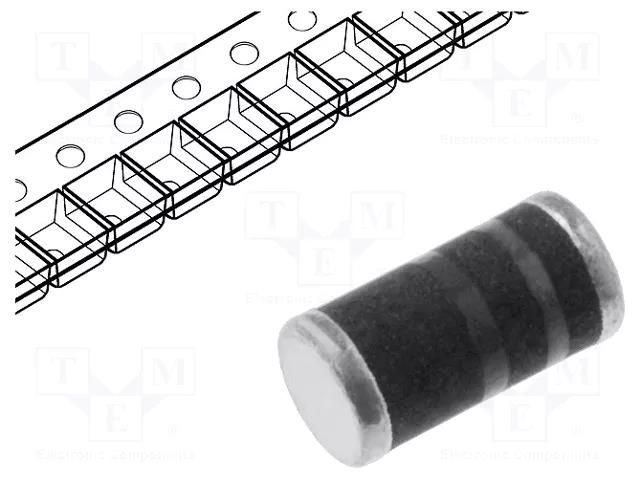 Diode: Schottky rectifying; MELF plastic; SMD; 40V; 1A; reel,tape DIOTEC SEMICONDUCTOR SM5819-DIO