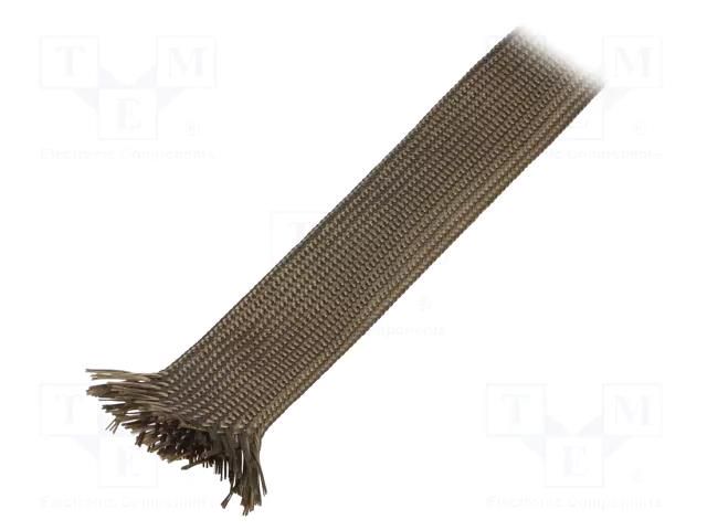 Insulating tube; basalt fiber; khaki; -260÷560°C; Øint: 20mm; TBA FAVIER TBA-20-KH-50