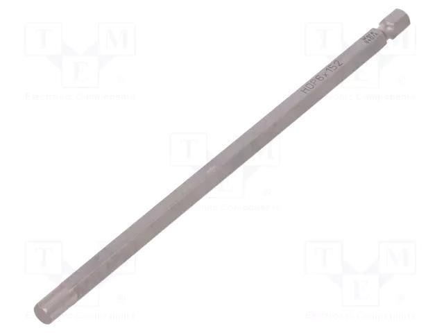 Screwdriver bit; hex key; HEX 6mm; Overall len: 152mm WERA WERA.840/4Z/6/152